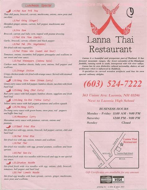 lanna thai laconia nh menu